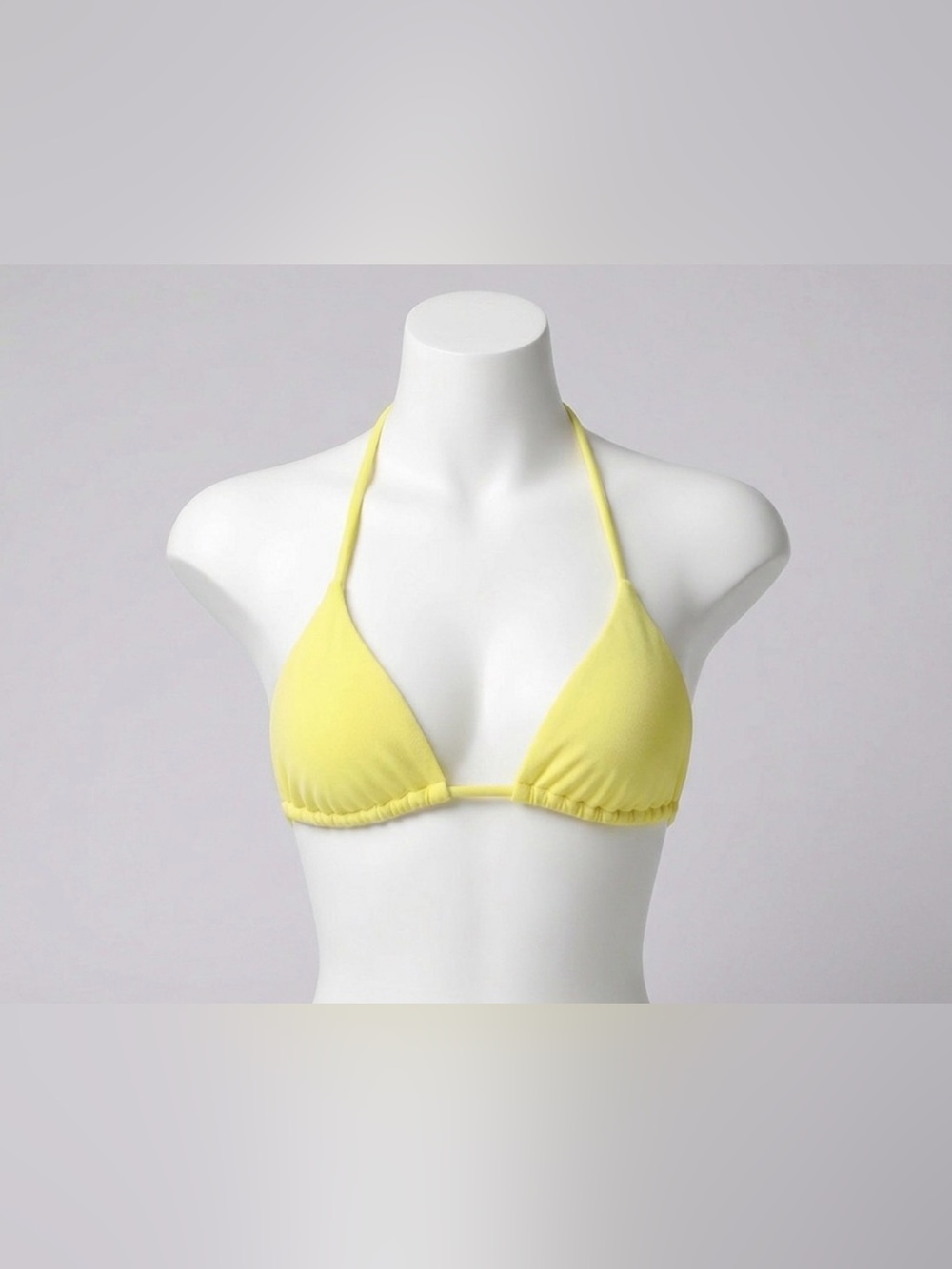 Yellow Triangle Bikini Top – Size Large (11-13) by No Boundaries